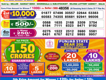 Dhankesari Result Today 8 PM Lottery Sambad 09/04/26