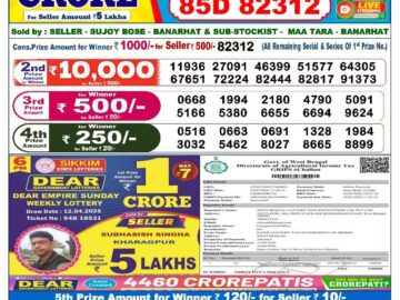 Dhankesari Result Today 6 PM Lottery Sambad 13/04/26