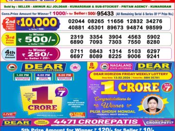 Dhankesari Result Today 8 PM Lottery Sambad 25/04/26