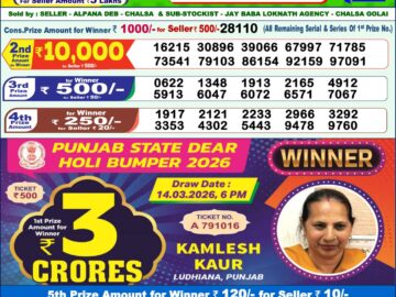 Dhankesari Result Today 1 PM Lottery Sambad 09/05/26