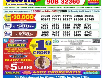Dhankesari Result Today 1 PM Lottery Sambad 11/05/26