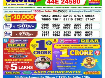 Dhankesari Result Today 1 PM Lottery Sambad 20/05/26