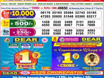 Dhankesari Result Today 8 PM Lottery Sambad 25/05/26