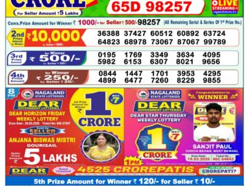 Dhankesari Result Today 1 PM Lottery Sambad 31/05/26