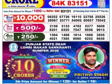 Dhankesari Result Today 6 PM Lottery Sambad 01/07/26