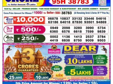 Dhankesari Today Result 6 PM Lottery Sambad 11/07/26