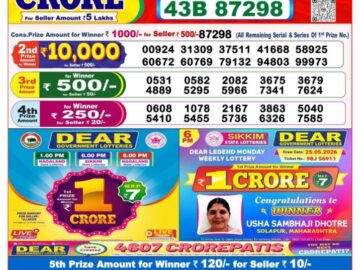 Dhankesari Today Result 8 PM Lottery Sambad 17/07/26