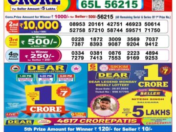Dhankesari Today Result 8 PM Lottery Sambad 22/07/26