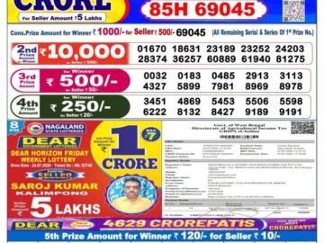 Dhankesari Today Result 6 PM Lottery Sambad 27/07/26