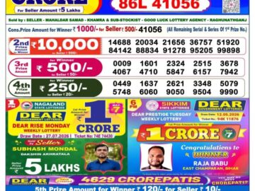 Dhankesari Today Result 6 PM Lottery Sambad 29/07/26
