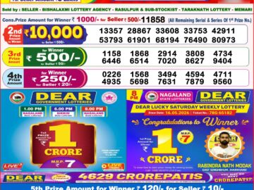 Dhankesari Today Result 8 PM Lottery Sambad 30/07/26