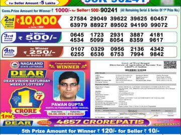Dhankesari Today Result 1 PM Lottery Sambad 17/08/26