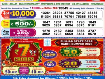 Dhankesari Today Result 8 PM Lottery Sambad 17/08/26