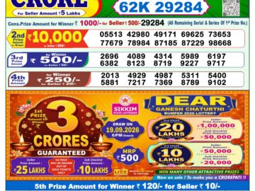 Dhankesari Today Result 1 PM Lottery Sambad 09/09/26