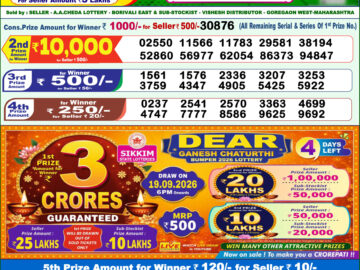 Dhankesari Today Result 1 PM Lottery Sambad 15/09/26
