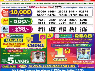 Dhankesari Today Result 8 PM Lottery Sambad 13/10/26